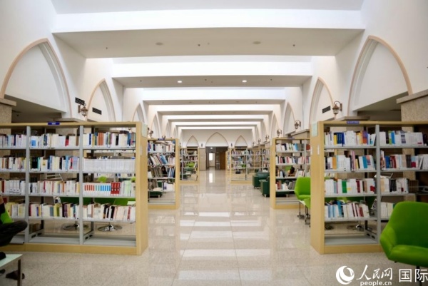 圖為吉布提國家圖書館一角。人民網 塔里克·易卜拉欣攝