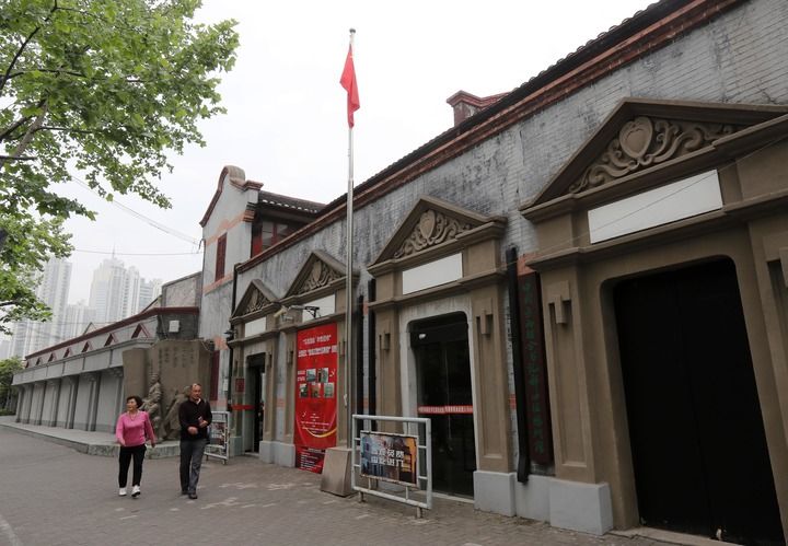 這是2018年5月1日拍攝的中國勞動(dòng)組合書記部舊址陳列館外景。新華社記者 劉穎 攝