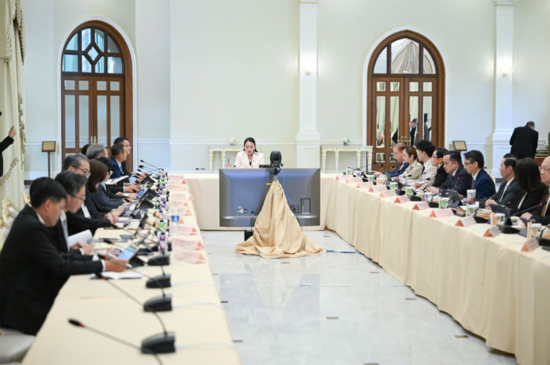 會議現(xiàn)場。泰國總理府供圖