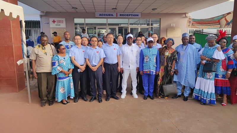 活動現(xiàn)場。醫(yī)療隊供圖