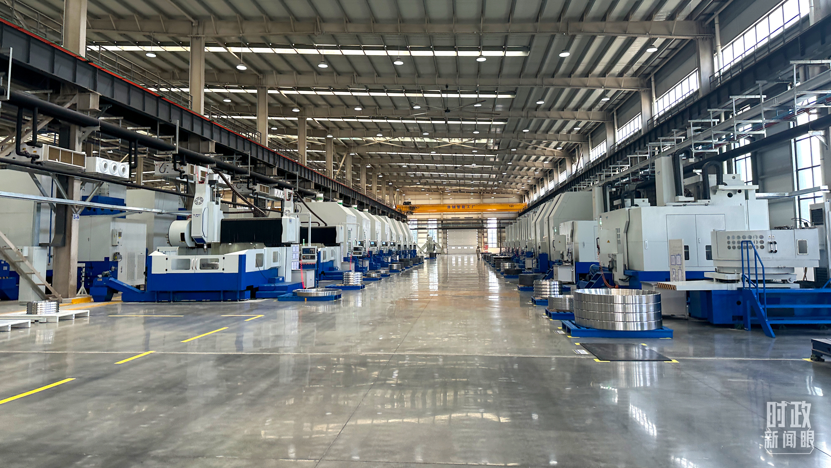 △洛軸智能工廠。（總臺央視記者趙化拍攝）
