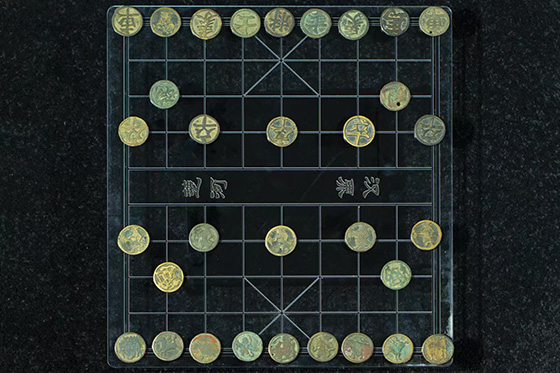 宋代中國銅象棋子。主辦方供圖
