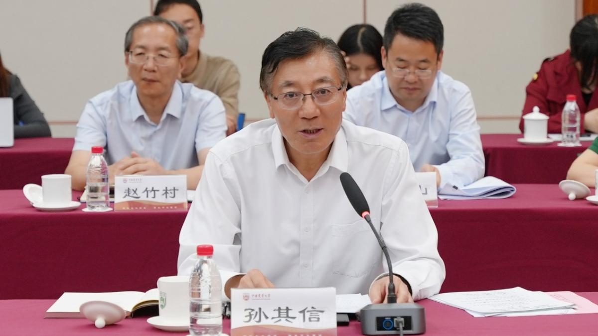 中國(guó)工程院院士、中國(guó)農(nóng)業(yè)大學(xué)校長(zhǎng)孫其信。校方供圖